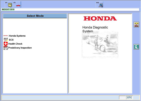Honda HDS με το διπλό λογισμικό 2 πινάκων