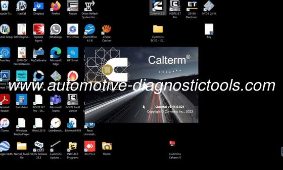Καλή τιμή. Cummins Calterm v5.12 2024 Μηχανικό Διαγνωστικό Λογισμικό σε απευθείας σύνδεση