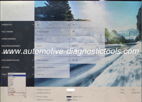 Καλή τιμή. V18.150 Λογισμικό Porsche PIWIS για Porsche Piwis Tester II σε απευθείας σύνδεση
