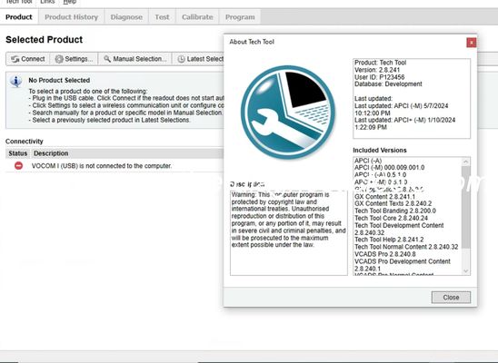 Καλή τιμή. 2025 για το Volvo Premium Tech Tool PTT2.8.241 Λογισμικό+ACPI+Εργαλείο ανάπτυξης για την VOCOM/VOCOM II σε απευθείας σύνδεση