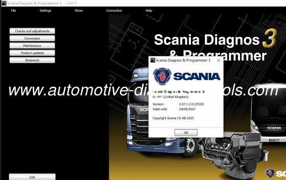 Καλή τιμή. 2026 Τελευταία Scania VCI & VCI3 SDP3 V2.69.1 Λογισμικό Λογισμικό διάγνωσης αυτοκινήτων για φορτηγά/αυτοκίνητα της Scania σε απευθείας σύνδεση