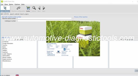 Καλή τιμή. [CLAAS EPC] CLAAS μέρος 786 EPC Κατάλογος ανταλλακτικών σε απευθείας σύνδεση