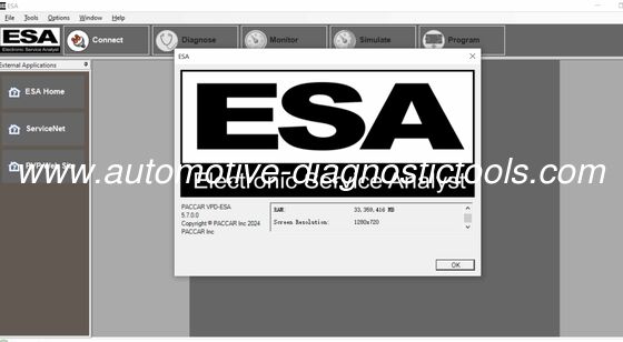 Καλή τιμή. PACCAR ESA V5.7 Electronic Service Analyst 2025 Πλήρης έκδοση με Gen5 Files & SW Flash Files σε απευθείας σύνδεση
