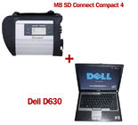 Wireless MB SD C4 Mercedes Benz Diagnostic Tool With Dell D630 Laptop Ready to Use