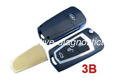 Καλή τιμή. Η Kia νέο Carens τροποποίησε τη μακρινή βασική περίπτωση/τα βασικά κενά 3 κουμπί με το μέταλλο μπαταριών σε απευθείας σύνδεση