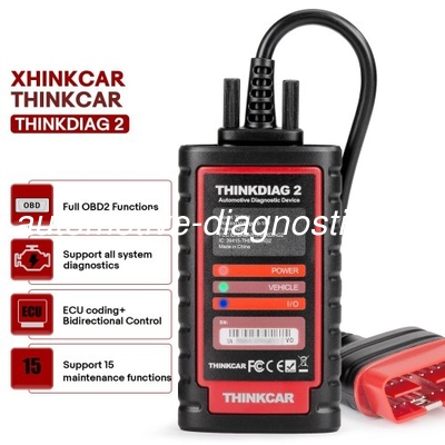Καλή τιμή. 2025 THINKCAR Thinkdiag2 Όλο το σύστημα Διαγνωστικό εργαλείο Αυτο VIN ECU Κωδικοποίηση 15+ Επαναφορά λειτουργίας Ένα έτος δωρεάν ενημέρωση σε απευθείας σύνδεση