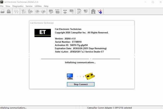 Καλή τιμή. Λογισμικό CAT ET 2026A CAT Electronic Technician Με 1 Δωρεάν Ενεργοποίηση σε απευθείας σύνδεση